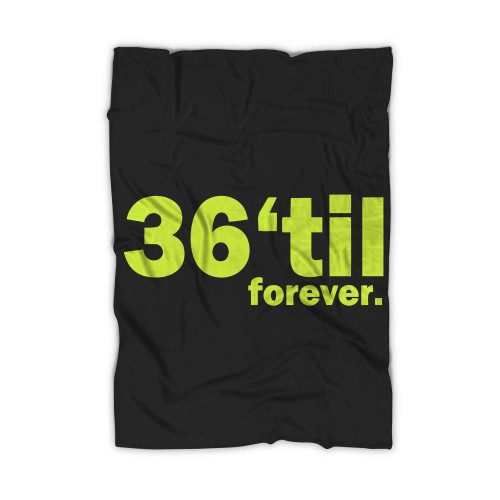 36 Til Forever Wu Tang Blanket