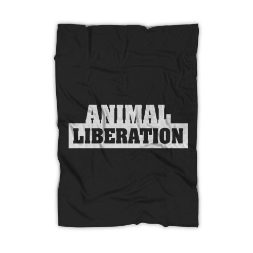 Animal Liberation Vegetarian Vegan Earth Blanket