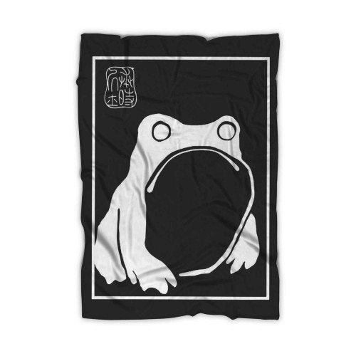 Anime Frog Lover Vintage Style Blanket