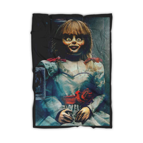 Annabelle Doll Horror Movie Blanket