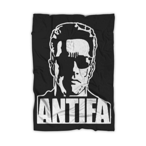 Antifa Man Sunglasses Blanket