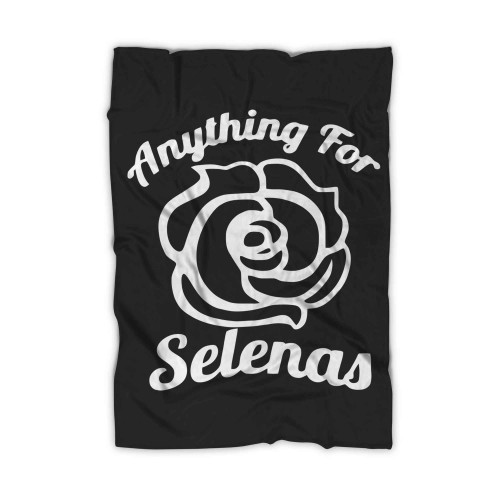Anything For Selenas Flower Blanket
