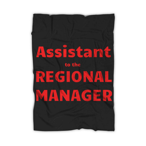 Assistant Regional Manager Red Blanket Assistant Regional Manager Red Blanket
