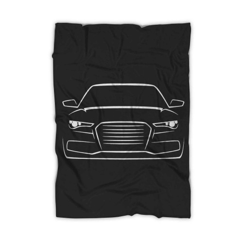 Audi R8 Rs Sports Cars Car Quattro Silhouette Blanket