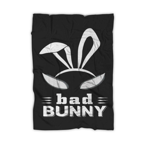 Bad Bunny Custom Cute And Funny Bunny Easter Bunny Blanket