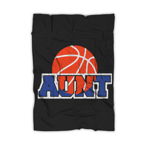 Basketball Aunt Cool Aunt Fan Blanket