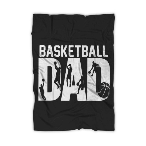 Basketball Dad Basketball Lover Blanket