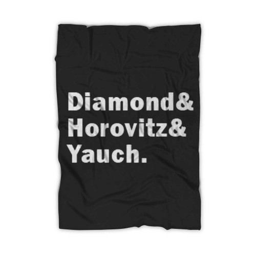 Beastie Boys Diamond Horovitz & Yauch Blanket