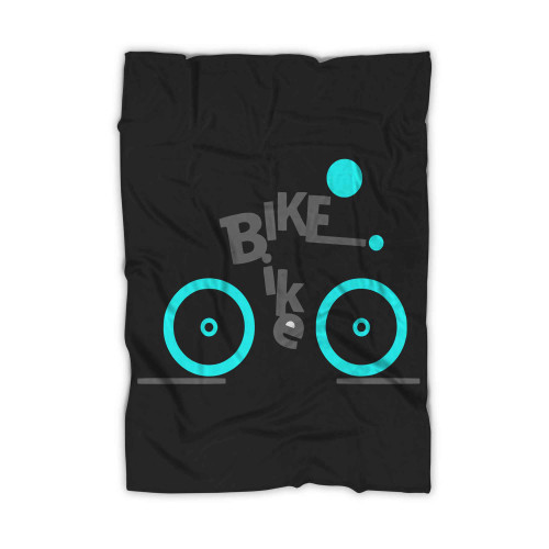 Bike Mountainbike Downhill Green Blanket