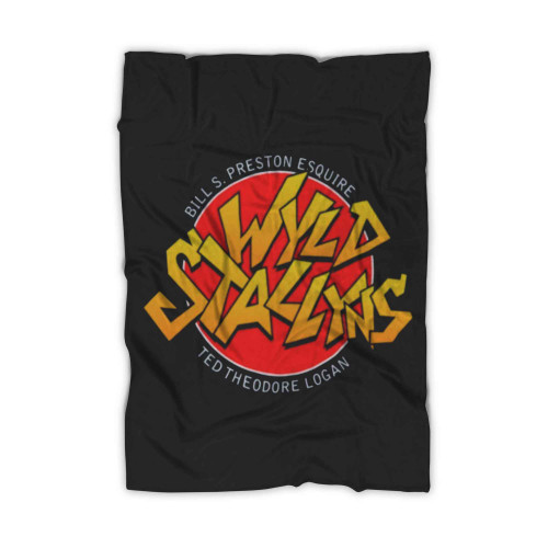 Bill And Ted's Excellent Adventure Wyld Stallyns Logan Preston Unofficial Kids Blanket