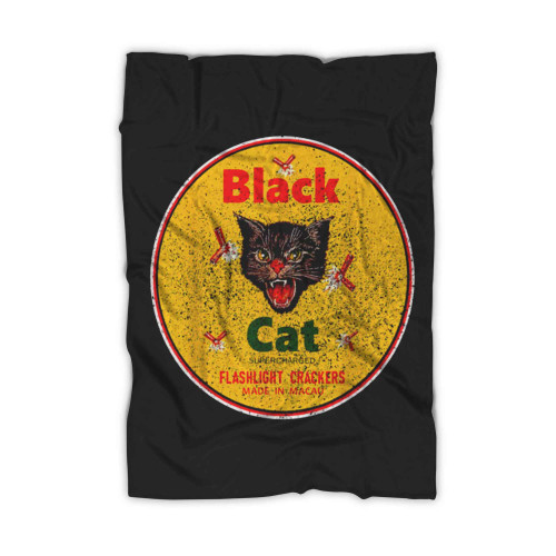 Black Cat Firecrackers Blanket