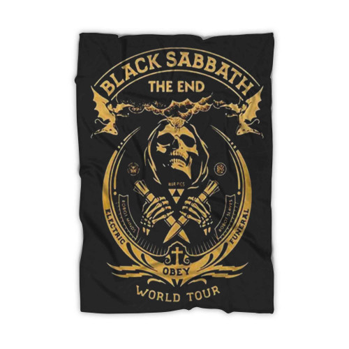 Black Sabbath The End Obey World Tour Blanket