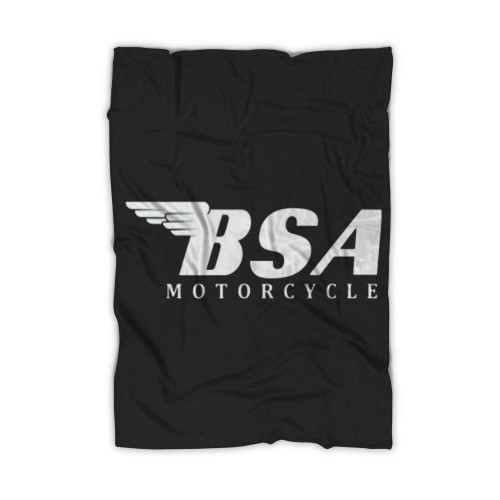 Bsa British Classic Motorcycle Blanket