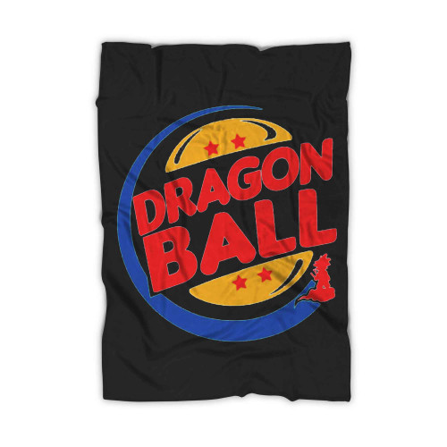 Burger King Logo Parody Dragon Ball Blanket