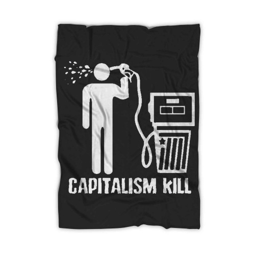 Capitalism Kill Gas Pump Blanket