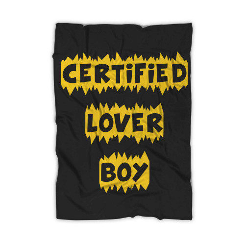 Certified Lover Boy Yellow Blanket