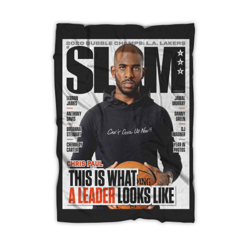 Chris Paul Slam Magazine Inspired Graphic Hip Hop Blanket