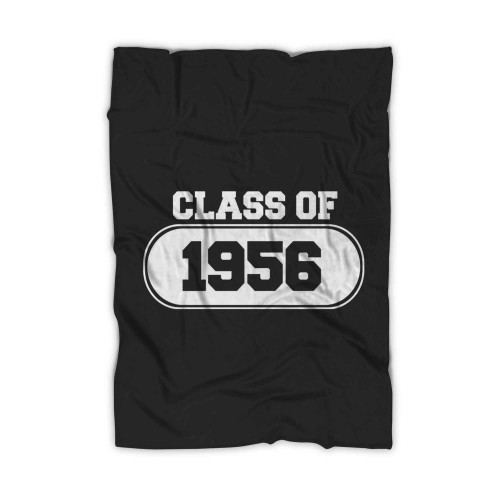 Class Of 1956 College School Graduation Blanket