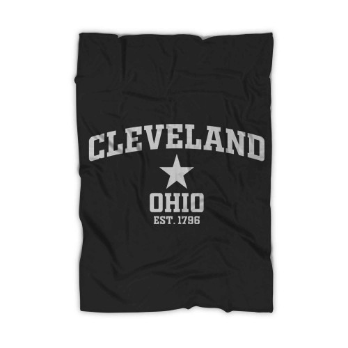 Cleveland Ohio Est 1796 Blanket
