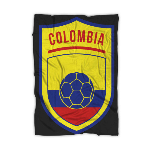 Colombia Football Blanket