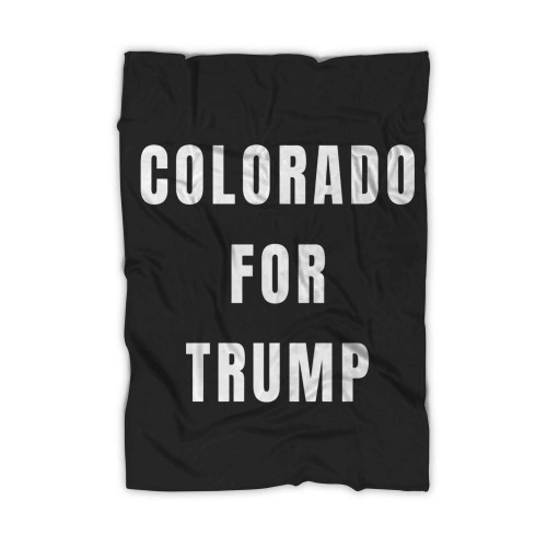 Colorado Republican Trump 2020 Blanket