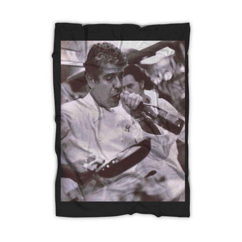 Cook And Open Beer Anthony Bourdain Blanket Cook And Open Beer Anthony Bourdain Blanket