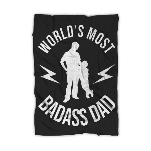 Cool Father Daddy Dad Fathers Day 3 Blanket