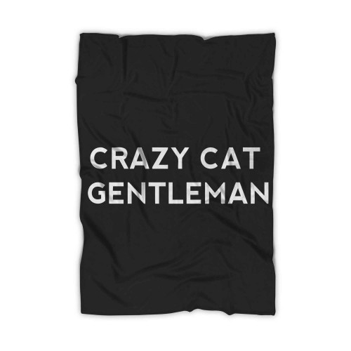 Crazy Cat Gentleman Blanket