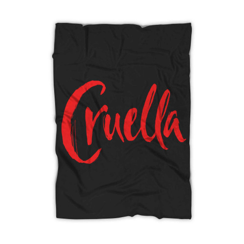 Cruella Logo Blanket