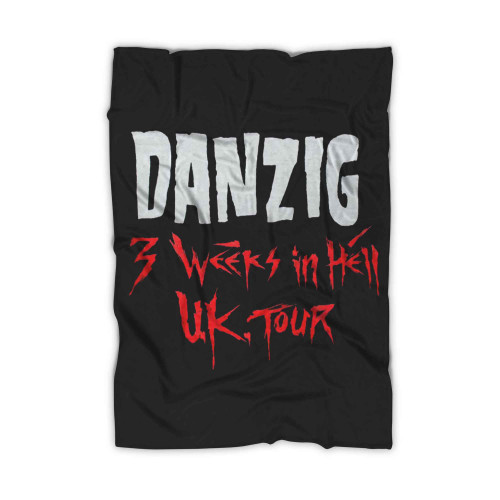 Danzig 3 Weeks In Hell Tour Blanket