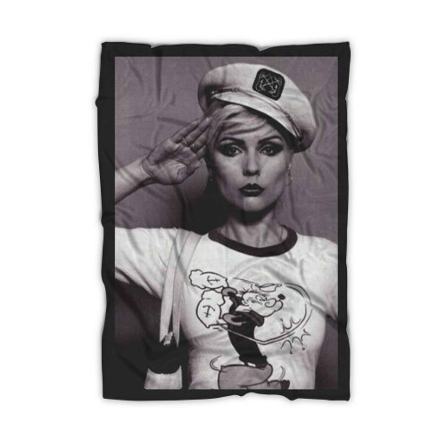 Debbie Harry Blondie Singer Rock Pop Blanket