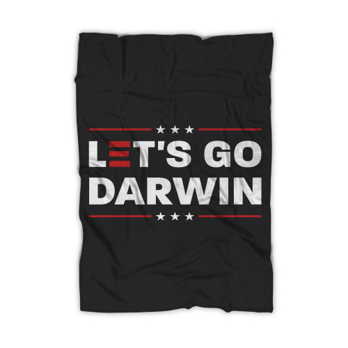 Democrat Let S Go Darwin Blanket