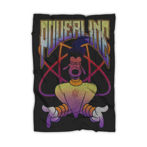 Disney A Goofy Movie Powerline Logo Portrait Blanket