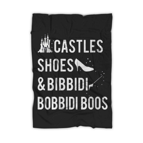 Disney Cinderella Bibbidi Bobbidi Boos Blanket