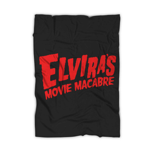 Elvira Halloween Dark Horror Movies Blanket