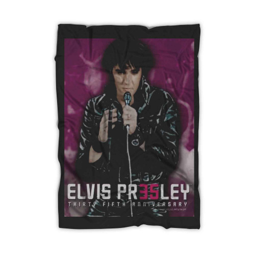 Elvis Presley 35th Anniversary Blanket