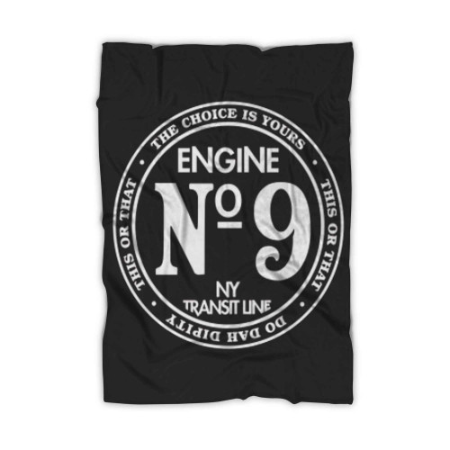 Engine Engine 9 On The New York Transit Line Blanket