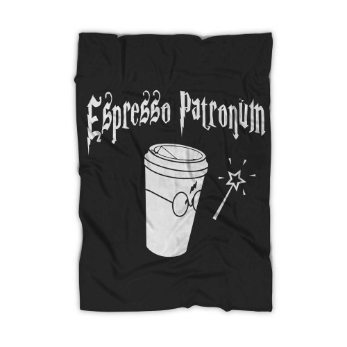 Espresso Patronum Wizards Coffee Distressed Vintage Baseball Blanket