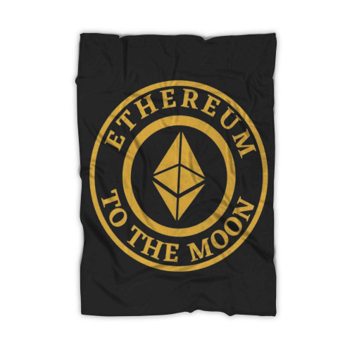 Ethereum To The Moon Blanket