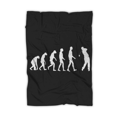 Evolution Of A Golfer T Golfing Golf Blanket