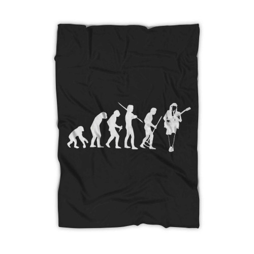 Evolution Of Angus Young Blanket