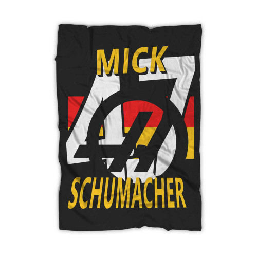 Formula One Mick Schumacher Rookie F1 Superstar Blanket