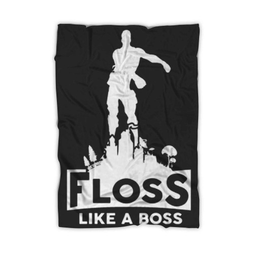 Gamer Floss Like A Boss Funny Dance Emoji Gamer 4 Life Blanket