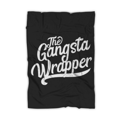 Gangsta Wrapper Funny Christmas Pun As A Gift Blanket