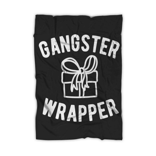 Gangster Wrapper Funny Christmas Blanket