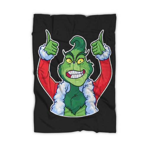 Grinch Merry Christmas Blanket