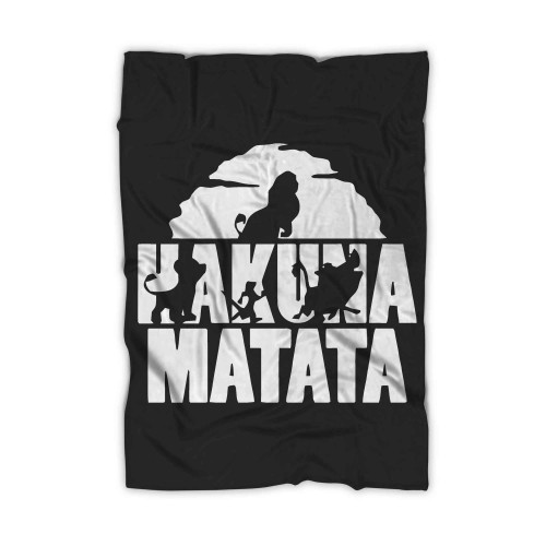 Hakuna Matata The Lion King Simba Timon And Pumba Blanket