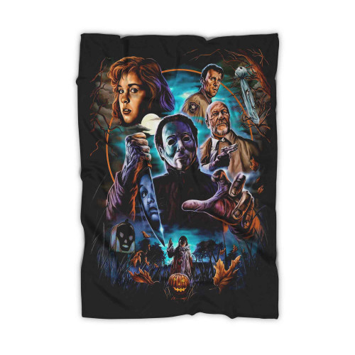 Halloween 4 The Return Of Michael Myers Style Blanket
