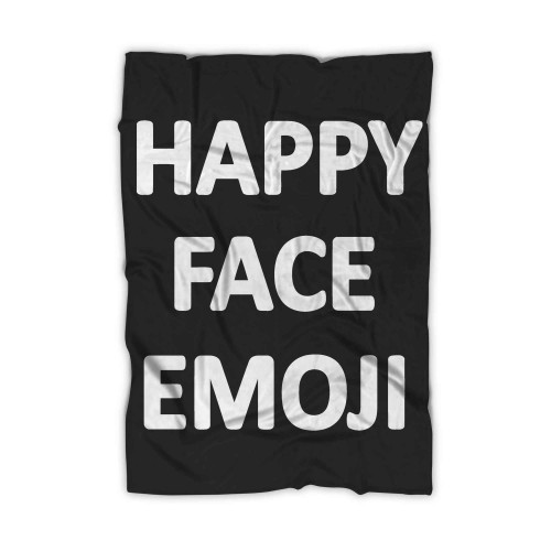 Happy Face Emoji Blanket