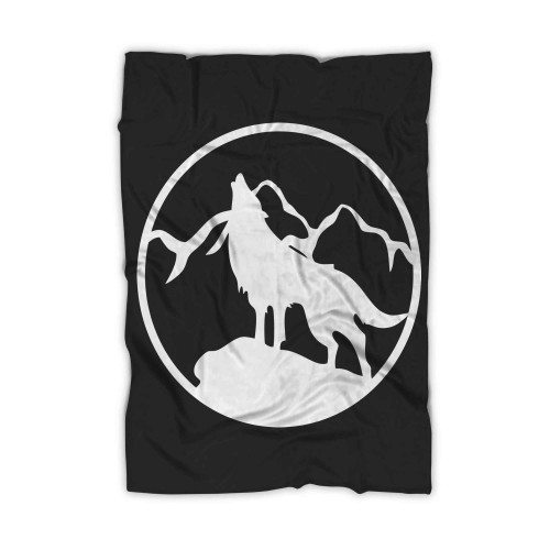 Howling Wolf Mountains Blanket